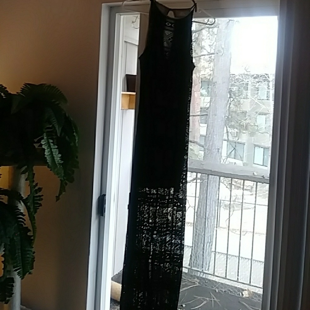 Long lace dress